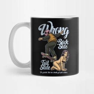 Wrong Tail Slide – Backside Plot Armor Edition Mug